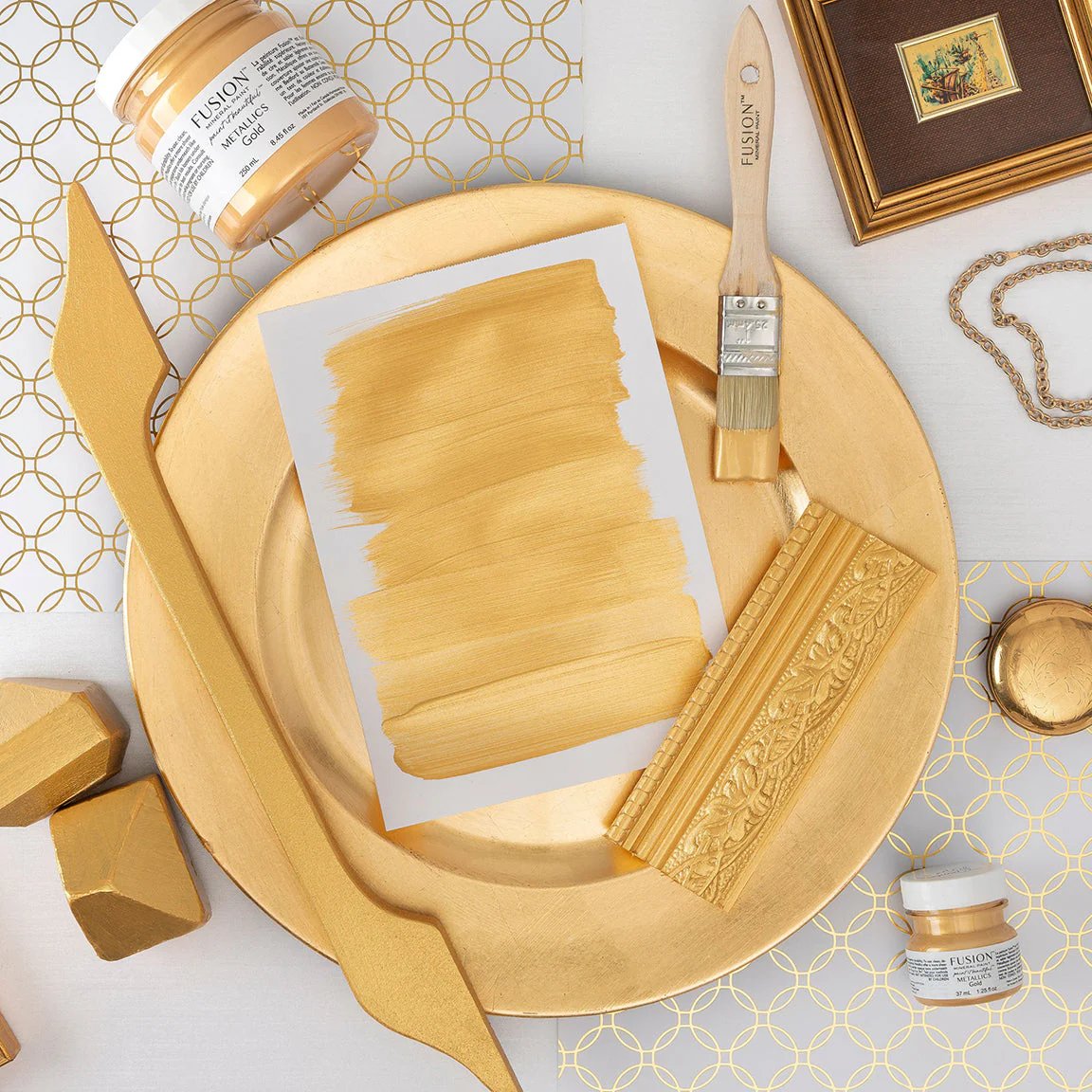 Gold Metallic Paint - Image 3